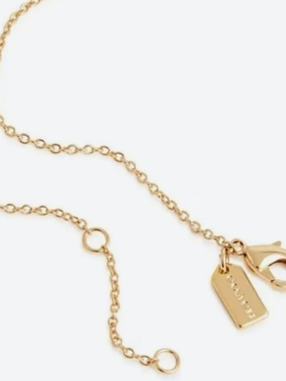 NEW Coach Pink Butterfly Necklace - w/ GHW - Picture 3 of 7